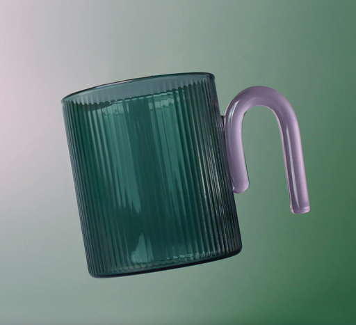Sage & Cooper | Archer Ribbed Glass Cup-Sage & Cooper-Homing Instincts